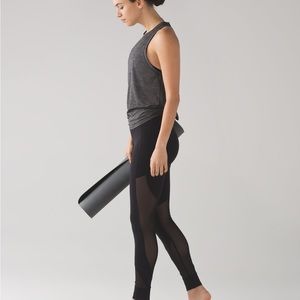 LuluLemon Hot Like Agni Black Full Length Sz:6